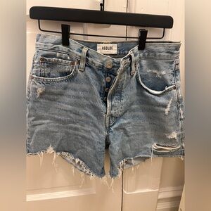 Agolde Parker Long Short in Swapmeet (Size 27)